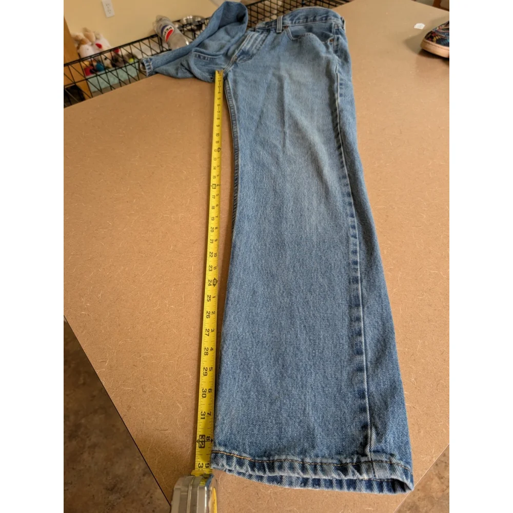 Levis 505 Straight Leg Jeans Size 36 X 34 Classic